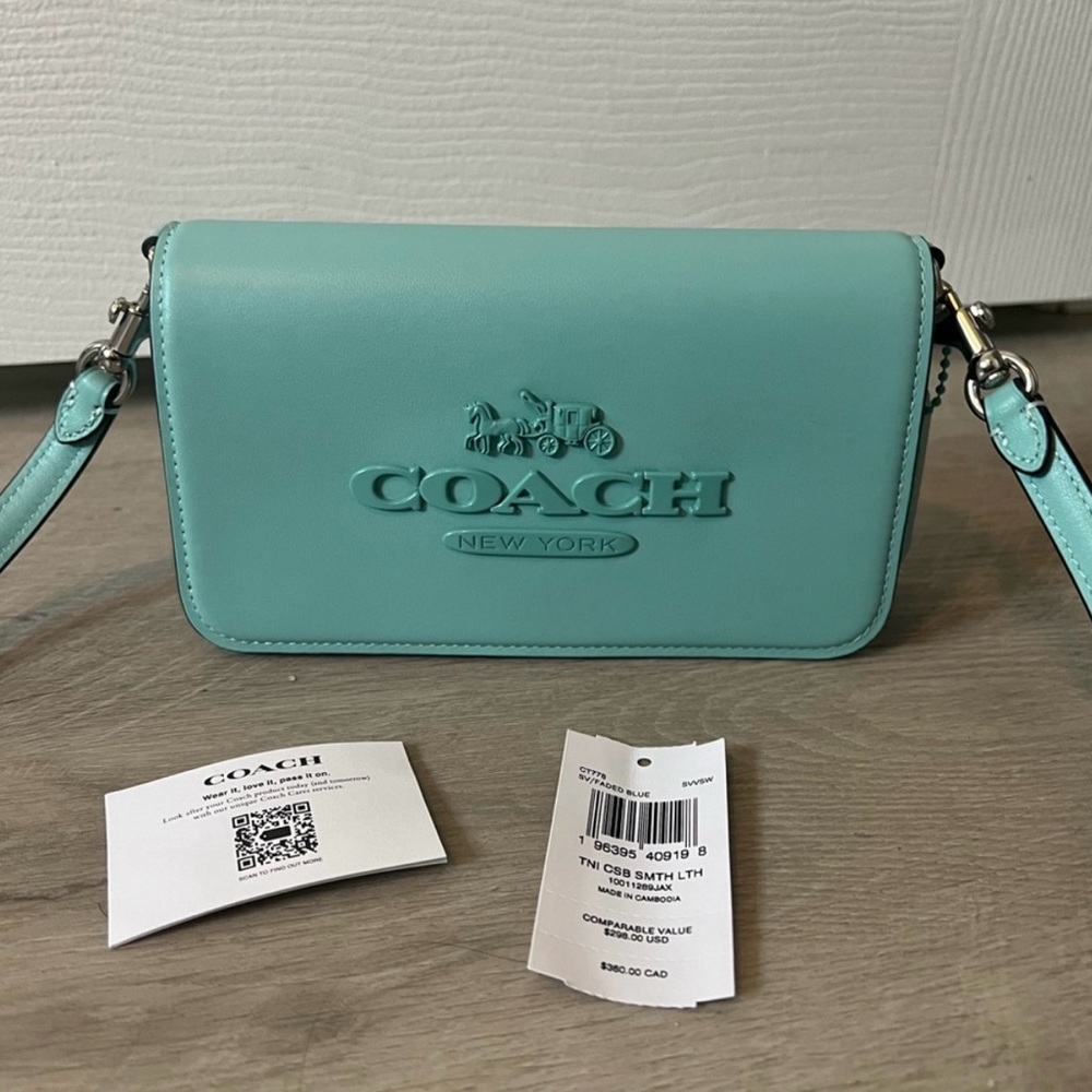 Coach Crossbody Bag in Teal